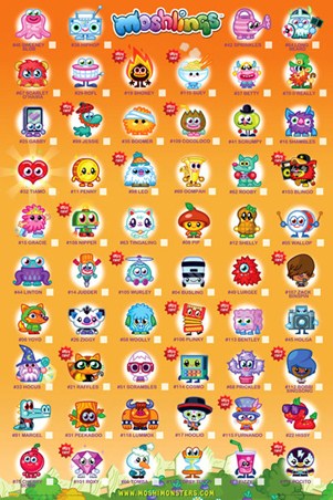 Moshi Monsters Name List With Pictures